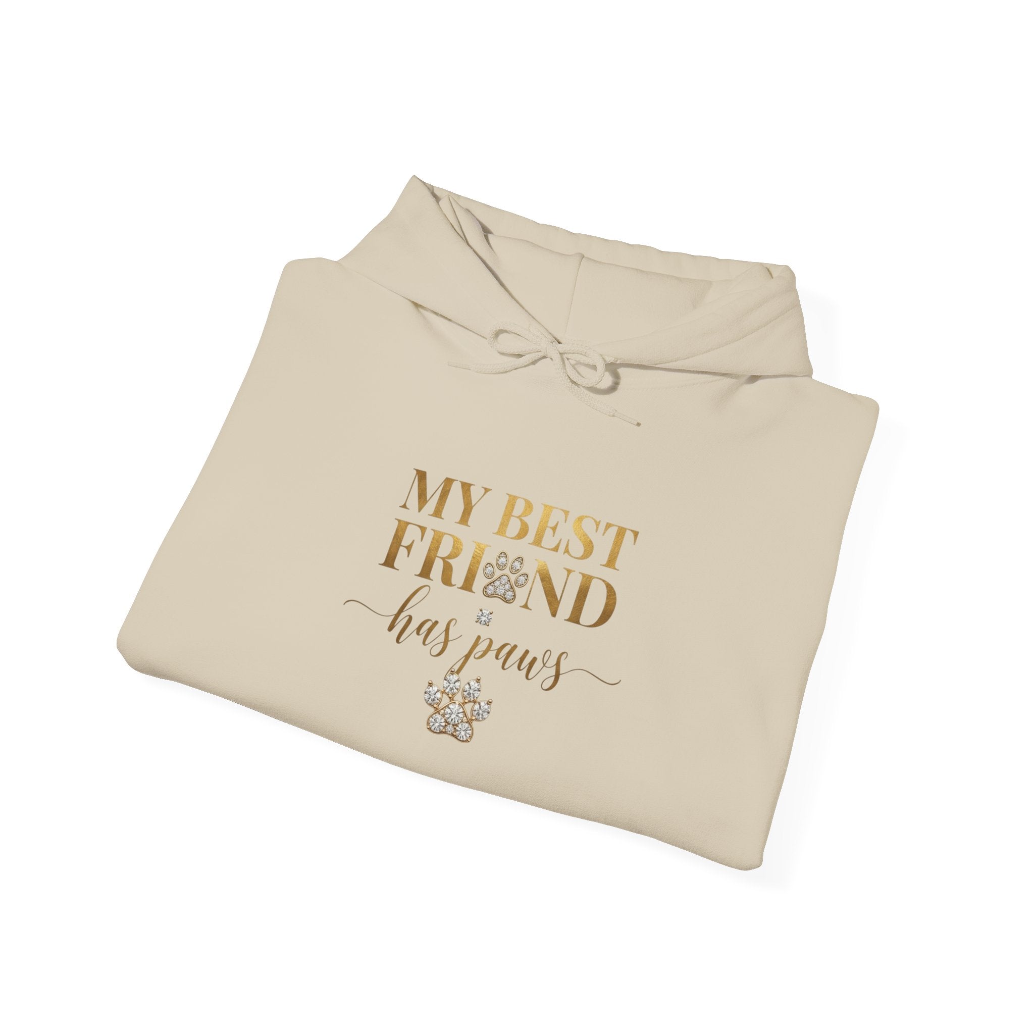 My Best Friend Has Paws Dog Mom Hoodie | Dog Lover Gift