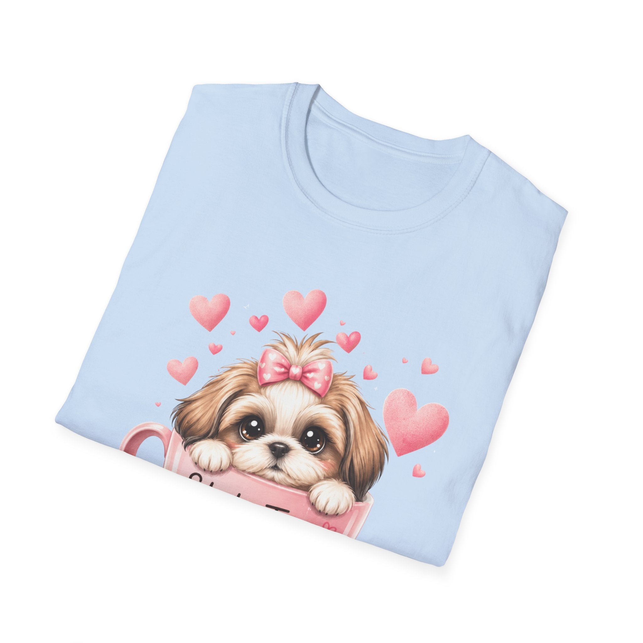 Shih Tzu Love T-Shirt — Kawaii Coquette Dog Mom Tee | FurEverLoved