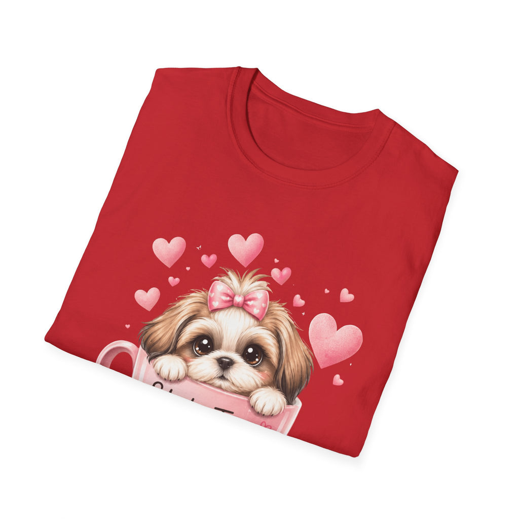 Shih Tzu Love T-Shirt — Kawaii Coquette Dog Mom Tee | FurEverLoved
