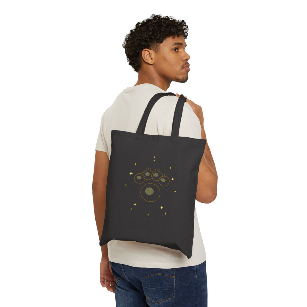 Golden Paw Celestial Tote Bag | Pet Lover Gift | Dog Mom Bag | FurEverLoved