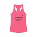 My Circle is Small My Dog is In It You're Not — Dog Mom Racerback Tank Top | FurEverLoved