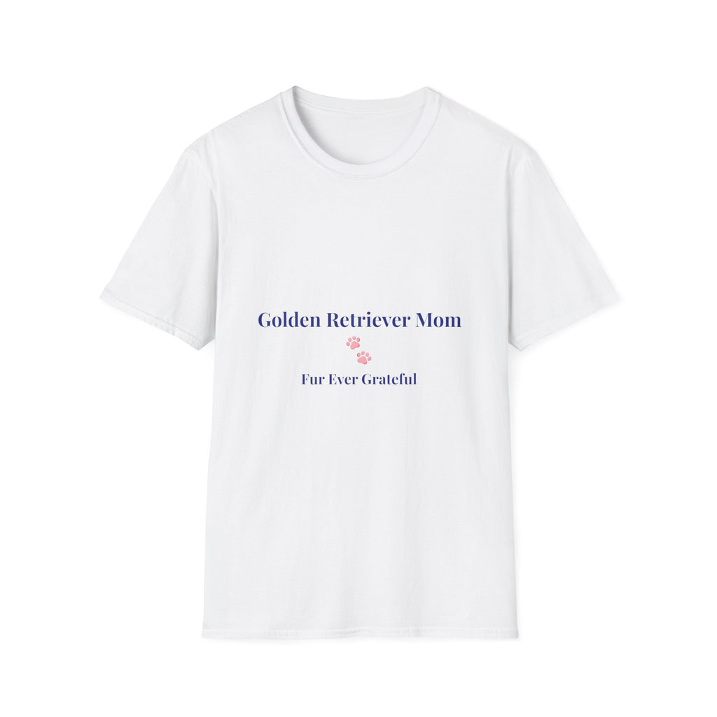 Golden Retriever Mom T-Shirt — Fur Ever Grateful Gift for Dog Lovers Women
