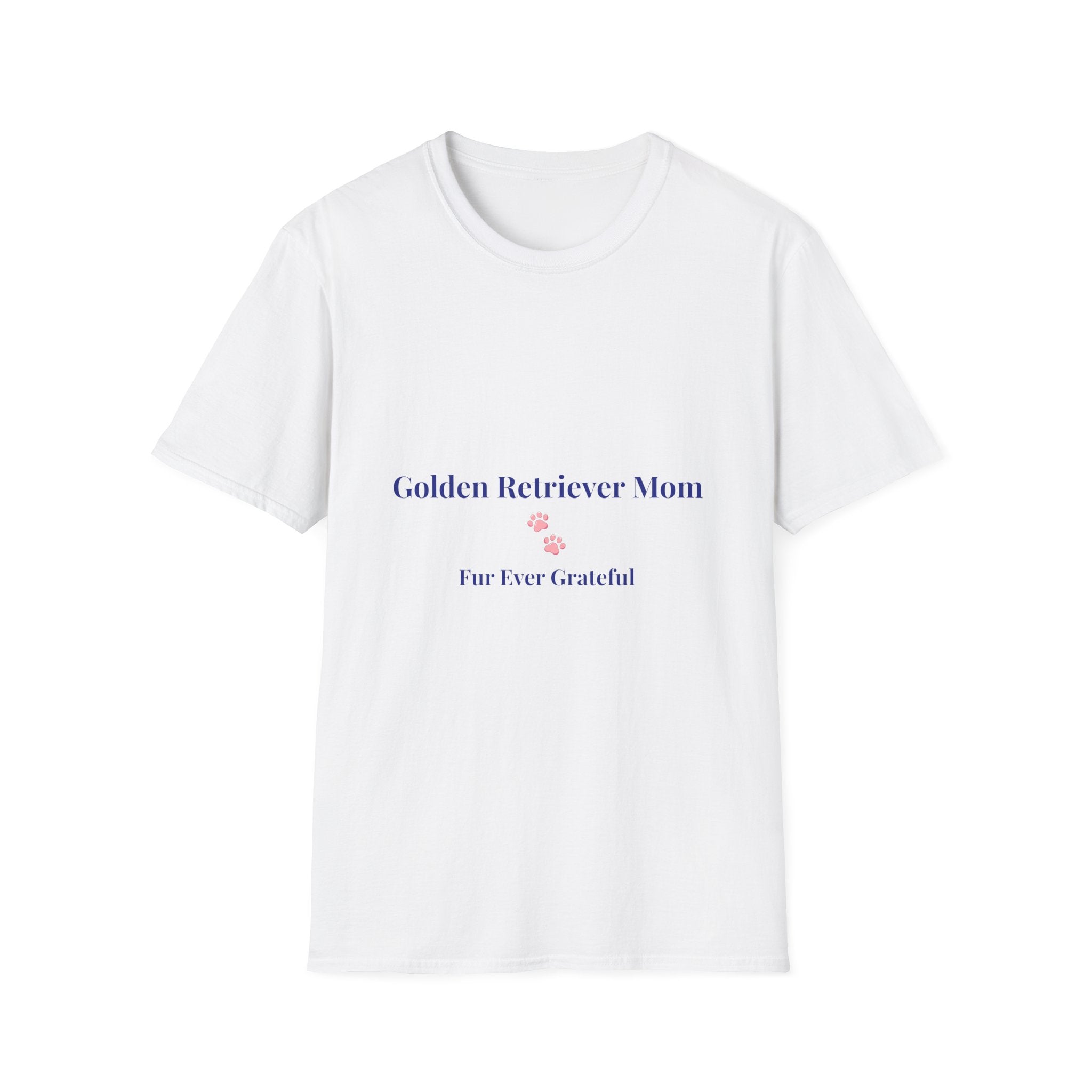 Golden Retriever Mom T-Shirt — Fur Ever Grateful Gift for Dog Lovers Women