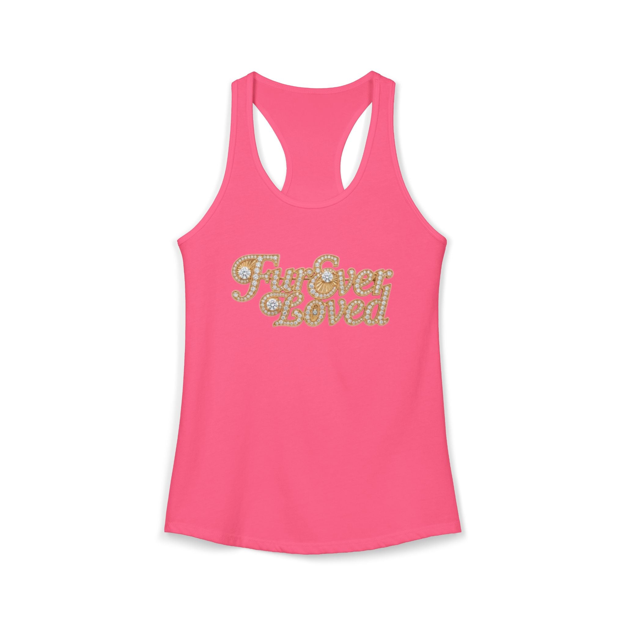 Fur Ever Loved Racerback Tank — Women's Dog Lover Graphic Tank Top | FurEverLoved