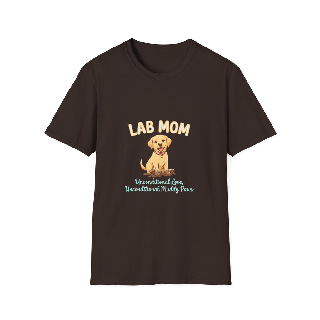 Lab Mom T-Shirt — Unconditional Love, Unconditional Muddy Paws | Labrador Mom Gift | FurEverLoved
