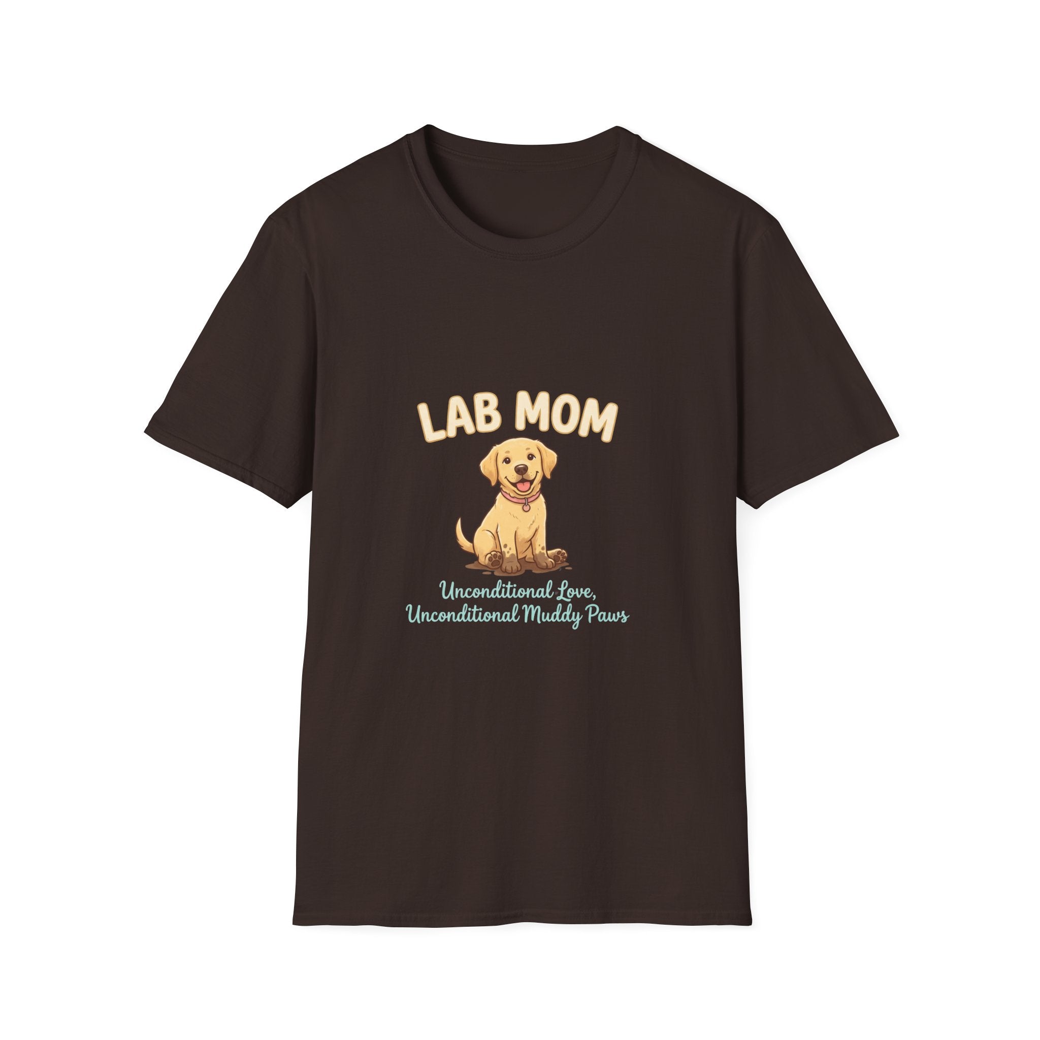 Lab Mom T-Shirt — Unconditional Love, Unconditional Muddy Paws | Labrador Mom Gift | FurEverLoved