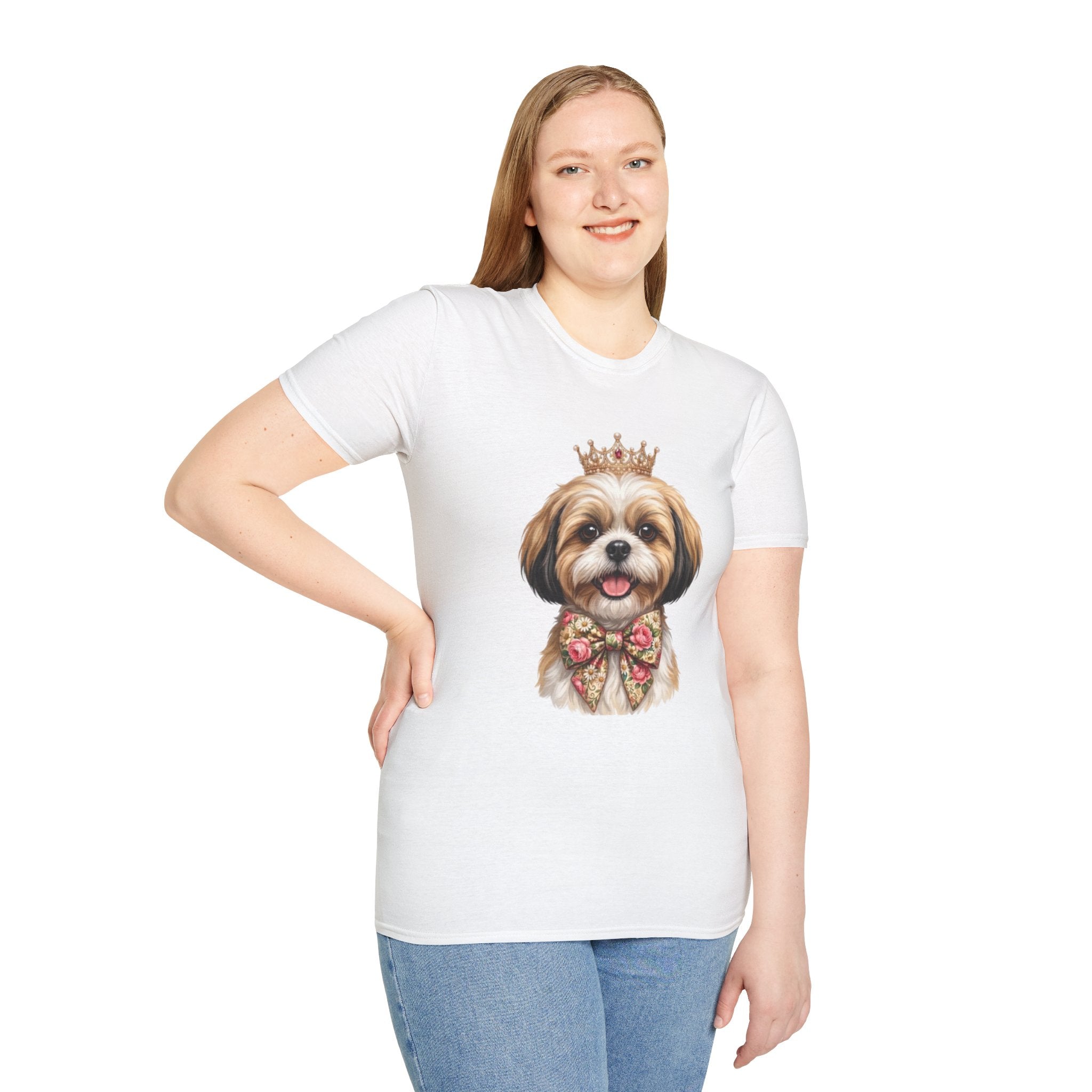 Shih Tzu Queen T-Shirt — Crown Dog Mom Tee | FurEverLoved