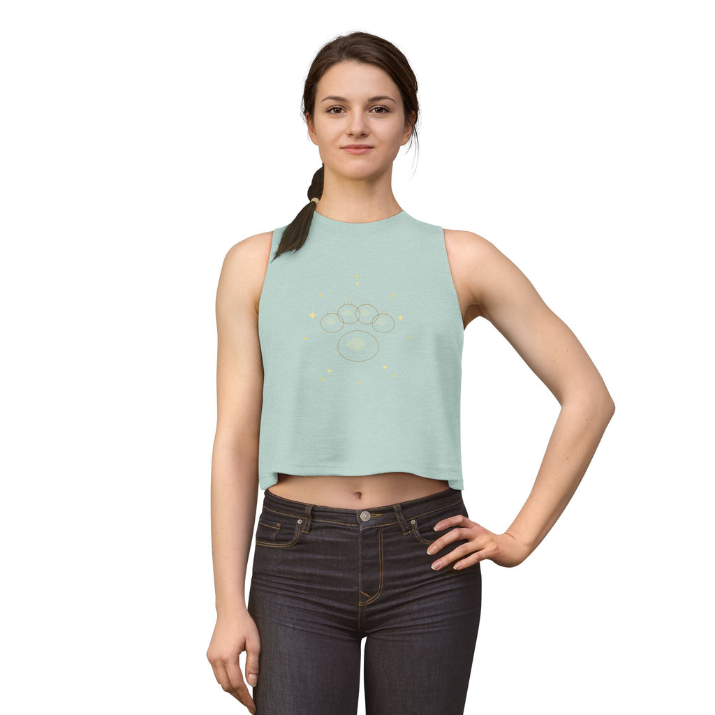 Golden Paw Celestial Crop Top | FurEverLoved