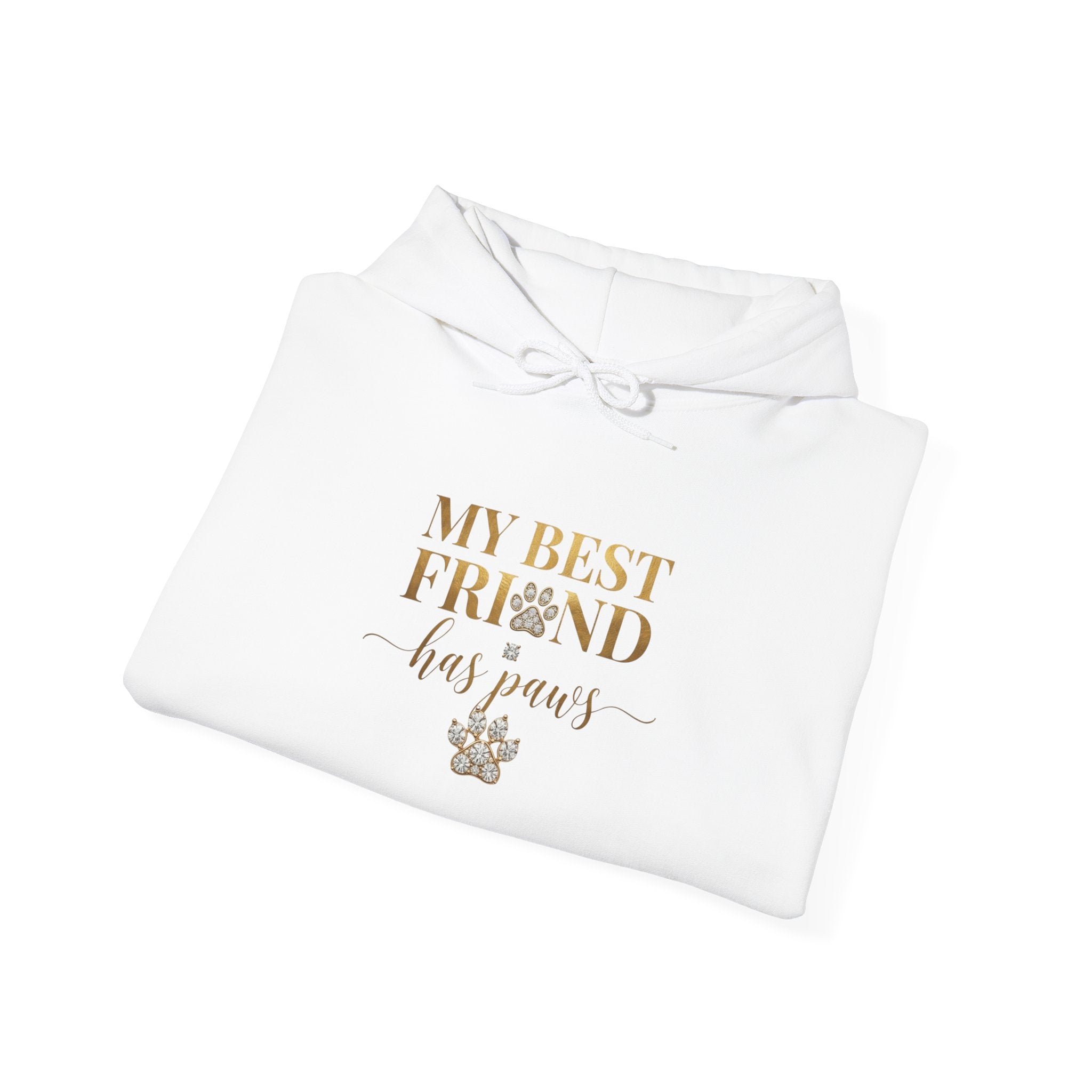 My Best Friend Has Paws Dog Mom Hoodie | Dog Lover Gift