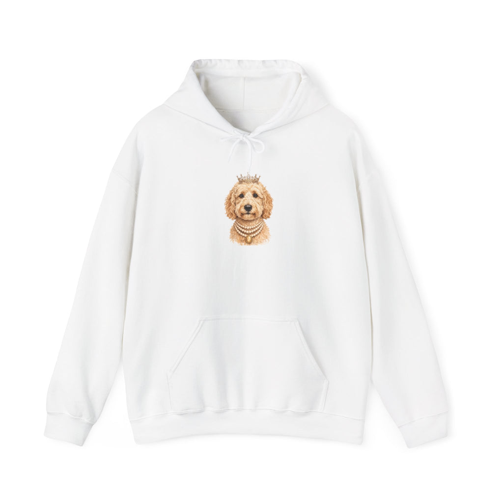 Royal Goldendoodle Hoodie | Crowned Doodle Dog Sweatshirt | FureverLoved | Goldendoodle Mom Gift | Cute Dog Lover Hoodie