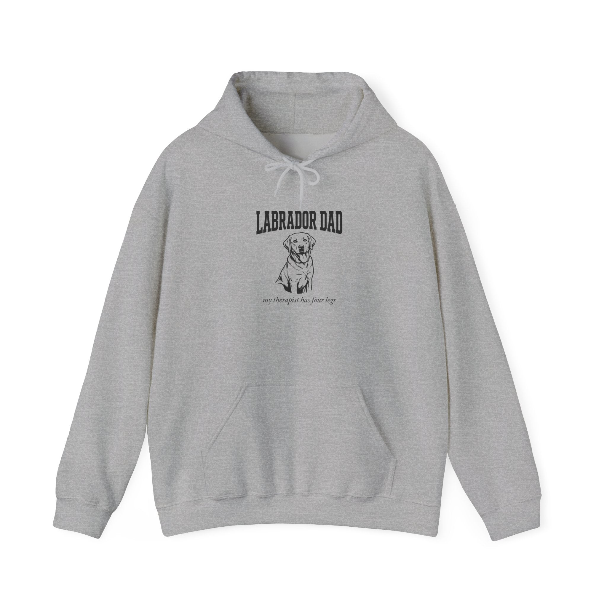 Labrador Dad Hoodie — My Therapist Has Four Legs | Classic Lab Dad Sweatshirt | FurEverLoved