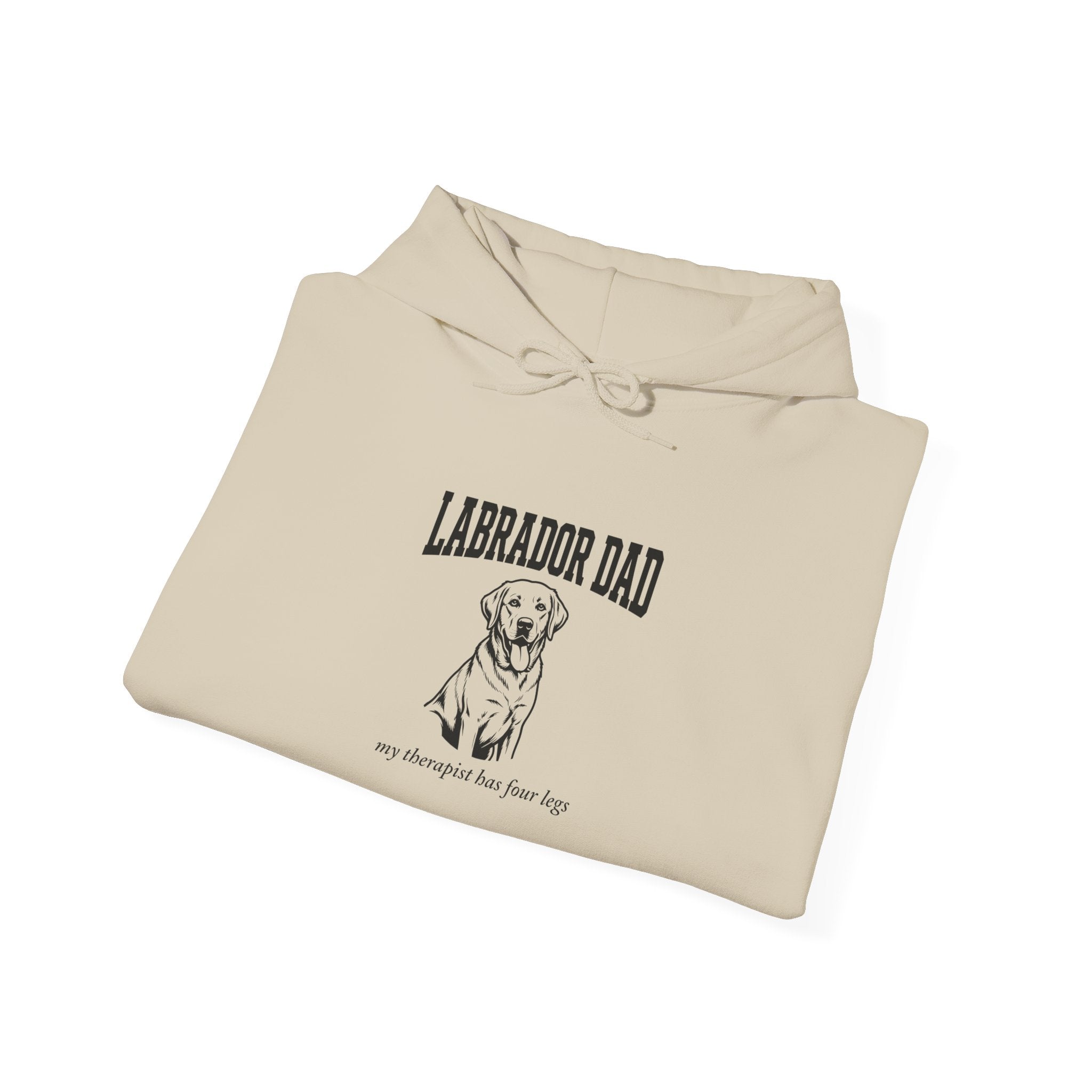 Labrador Dad Hoodie — My Therapist Has Four Legs | Classic Lab Dad Sweatshirt | FurEverLoved
