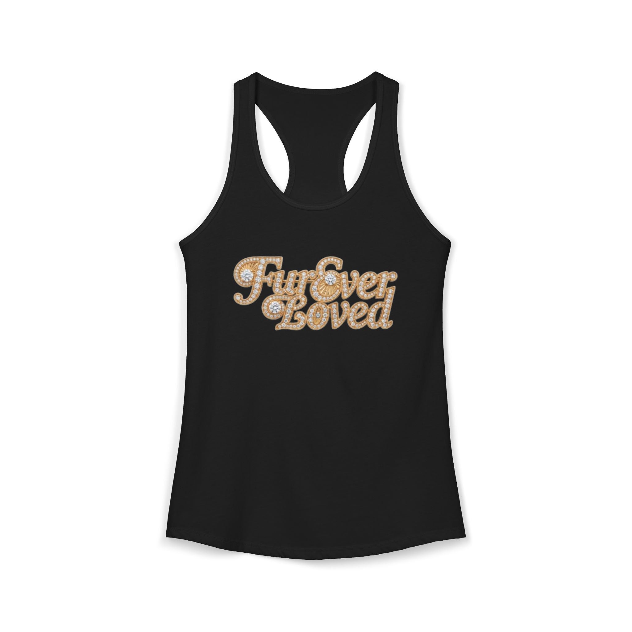Fur Ever Loved Racerback Tank — Women's Dog Lover Graphic Tank Top | FurEverLoved