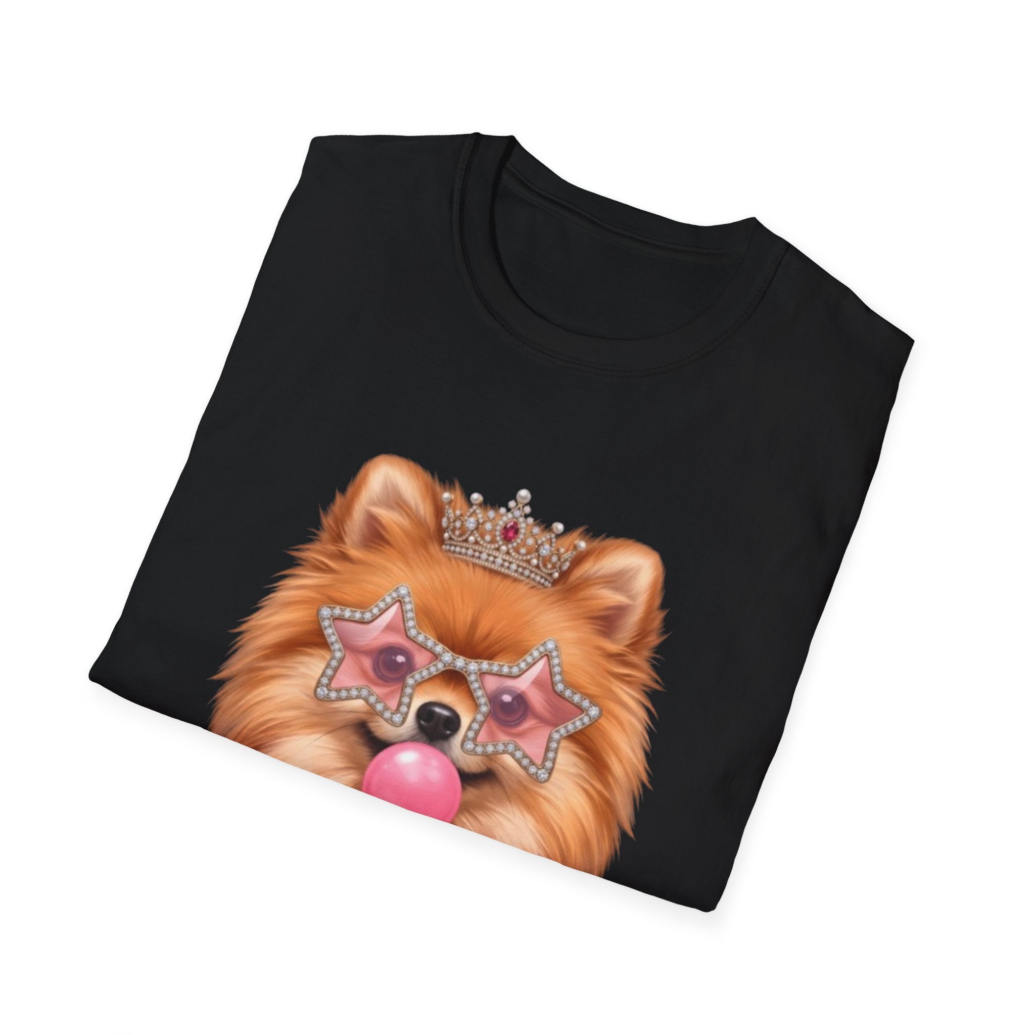 Sassy Pomeranian T-Shirt — Bubblegum Pom Dog Mom Tee | FurEverLoved