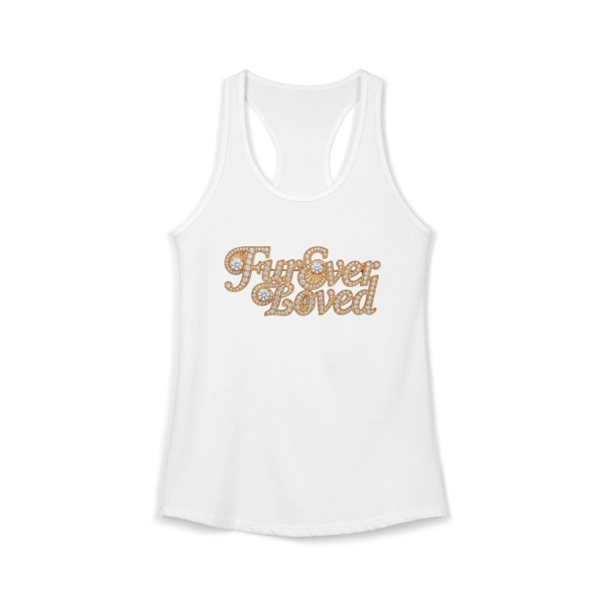 Fur Ever Loved Racerback Tank — Women's Dog Lover Graphic Tank Top | FurEverLoved