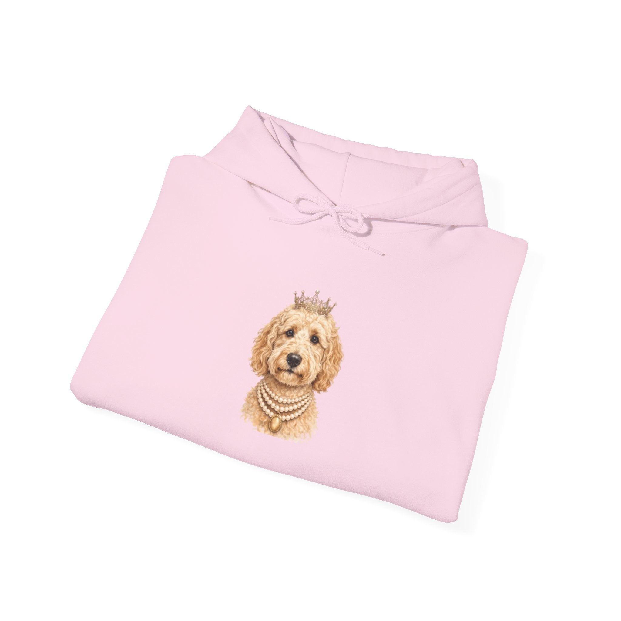Royal Goldendoodle Hoodie | Crowned Doodle Dog Sweatshirt | FureverLoved | Goldendoodle Mom Gift | Cute Dog Lover Hoodie