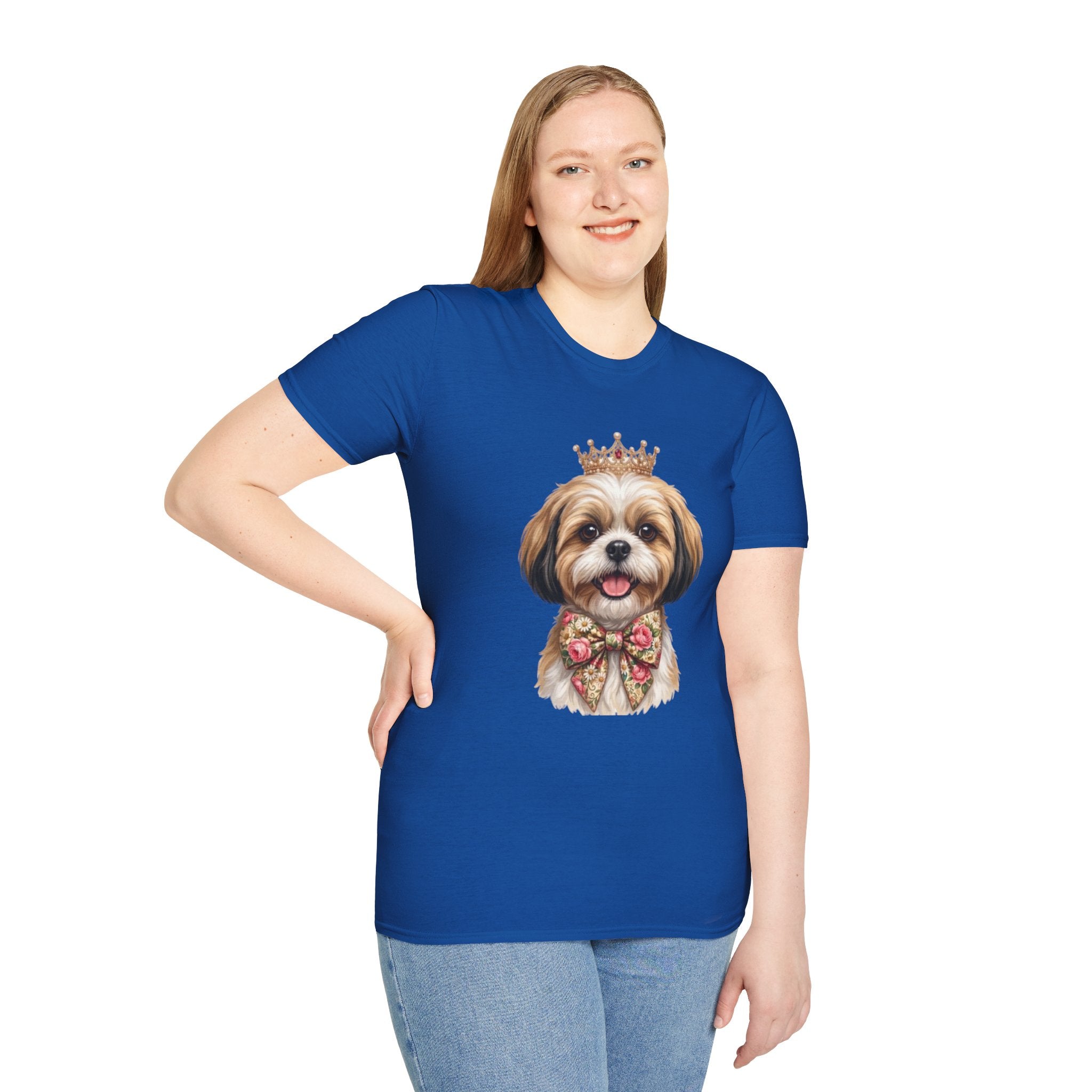 Shih Tzu Queen T-Shirt — Crown Dog Mom Tee | FurEverLoved