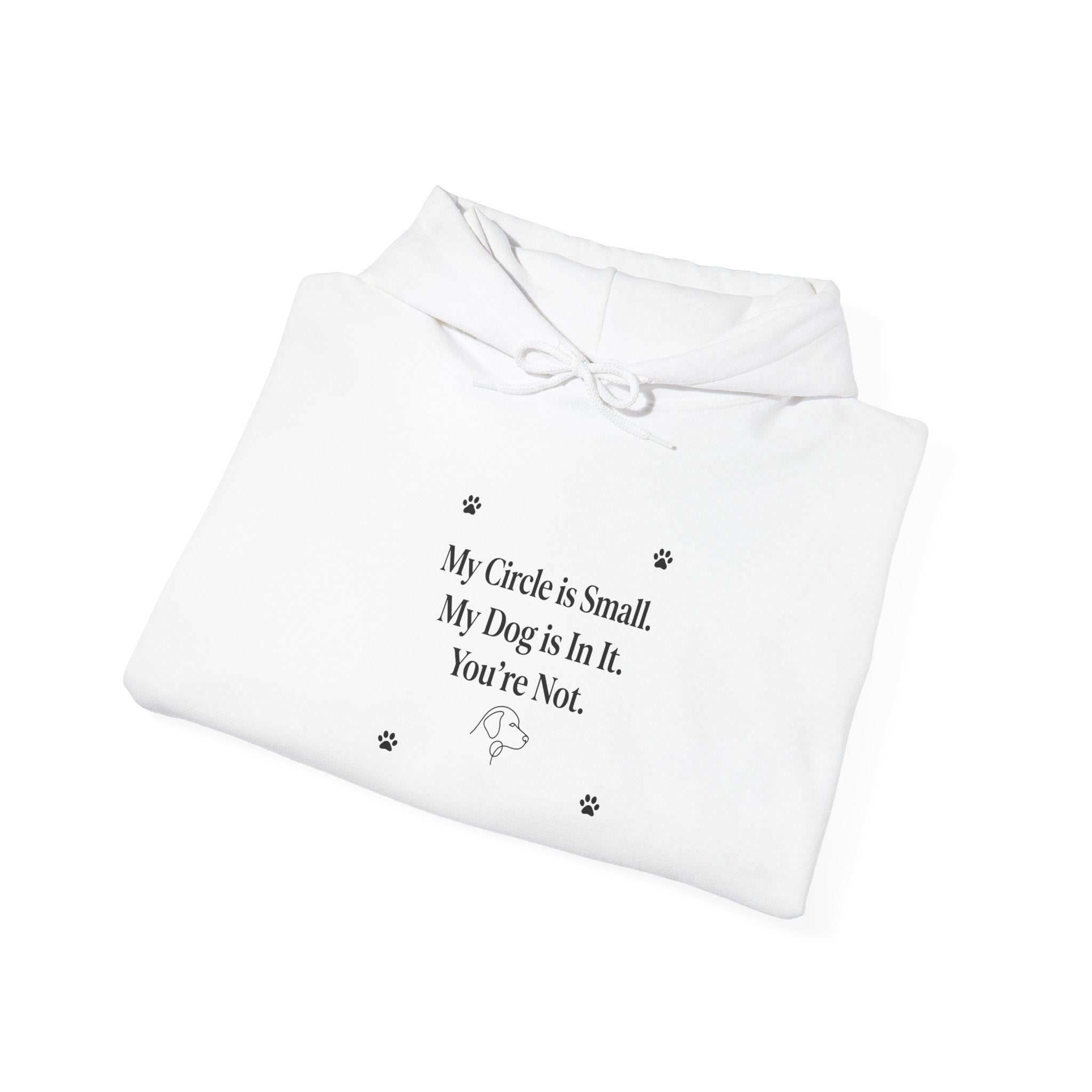 My Circle is Small My Dog is In It You're Not — Dog Lover Hoodie | FurEverLoved