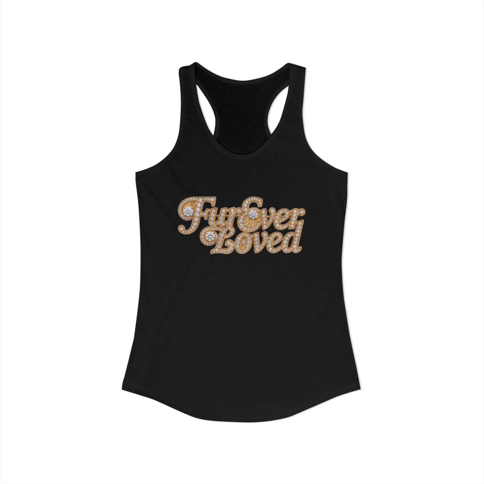 Fur Ever Loved Racerback Tank — Women's Dog Lover Graphic Tank Top | FurEverLoved