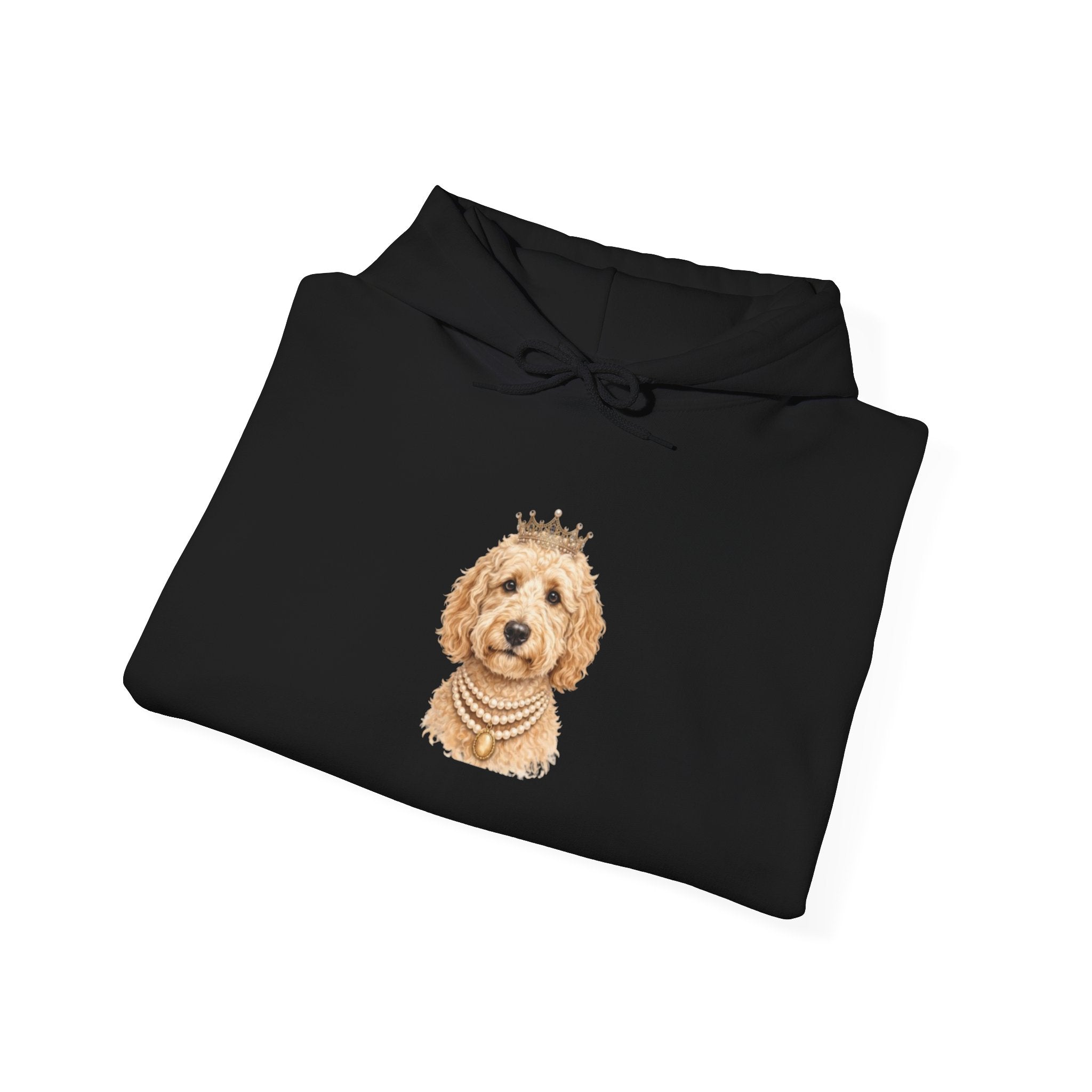Royal Goldendoodle Hoodie | Crowned Doodle Dog Sweatshirt | FureverLoved | Goldendoodle Mom Gift | Cute Dog Lover Hoodie
