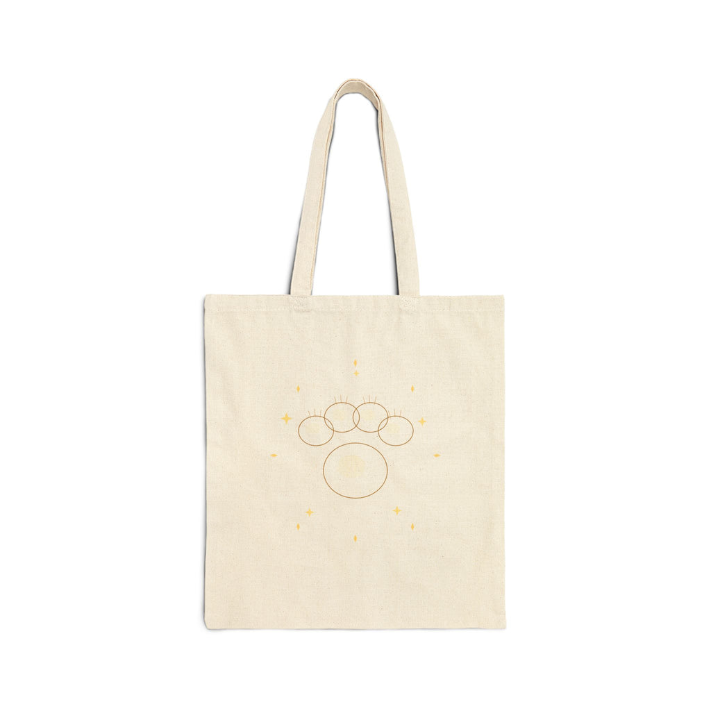 Golden Paw Celestial Tote Bag | Pet Lover Gift | Dog Mom Bag | FurEverLoved