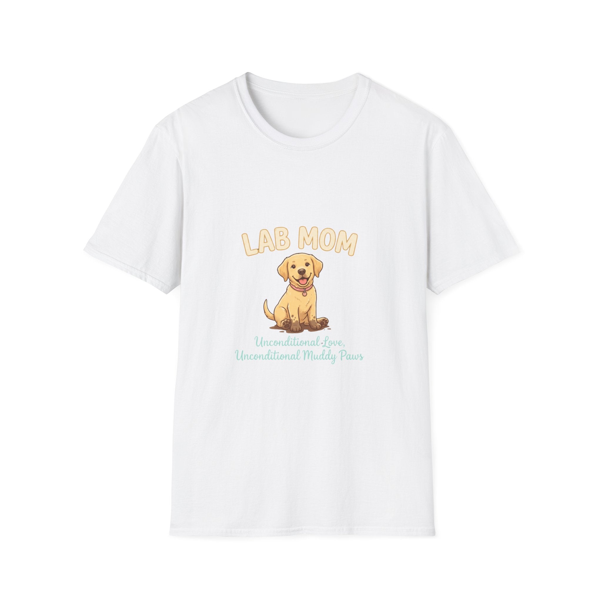 Lab Mom T-Shirt — Unconditional Love, Unconditional Muddy Paws | Labrador Mom Gift | FurEverLoved