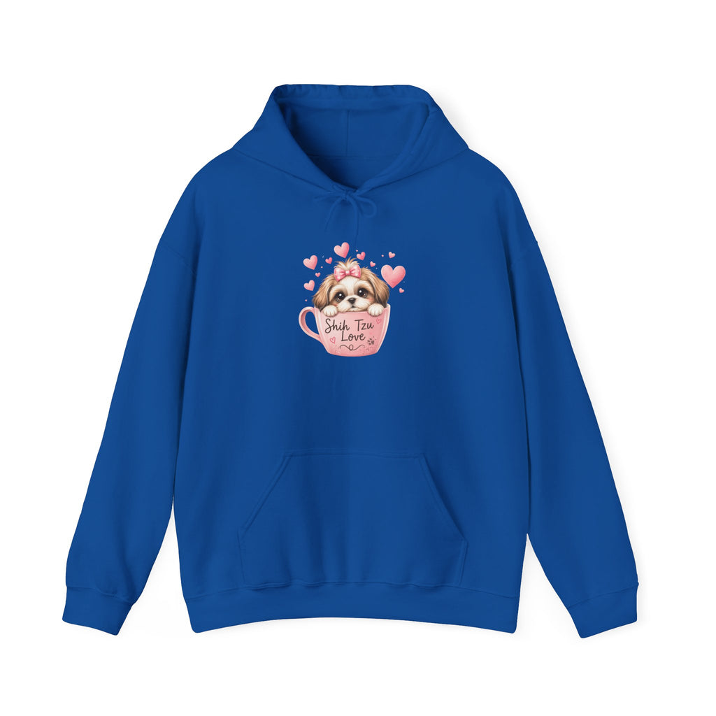 Shih Tzu Love Hoodie — Kawaii Coquette Dog Mom Sweatshirt | FurEverLoved