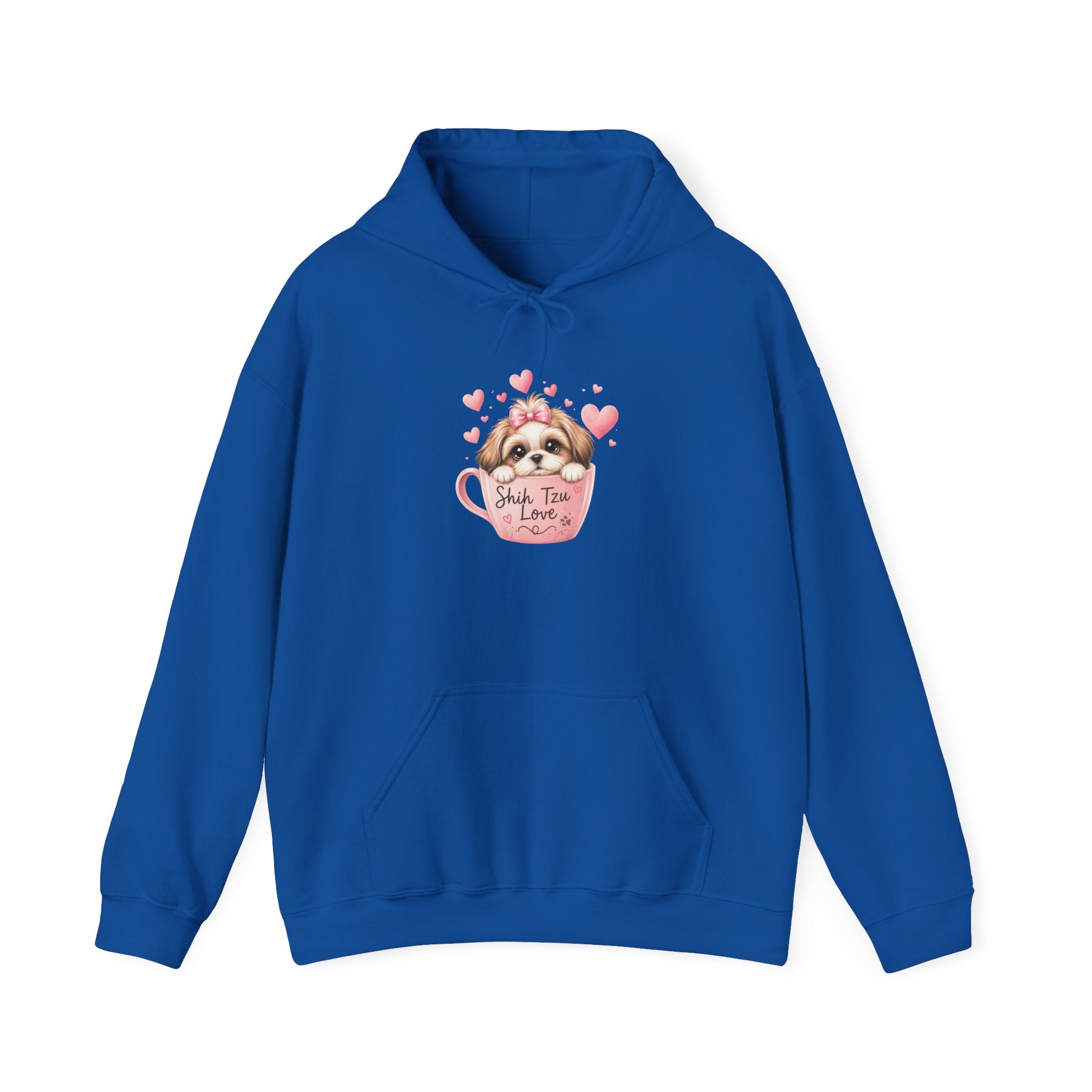 Shih Tzu Love Hoodie — Kawaii Coquette Dog Mom Sweatshirt | FurEverLoved