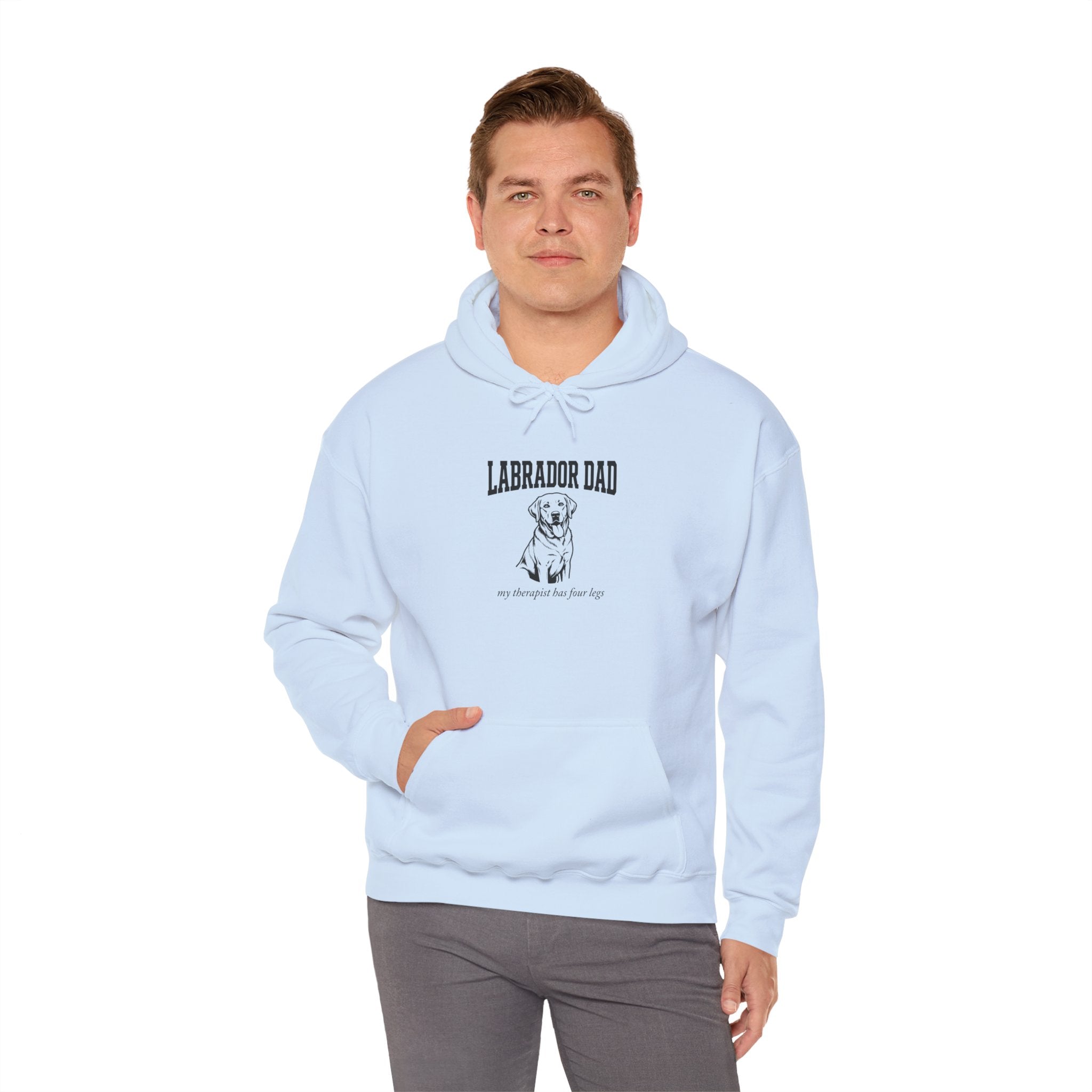 Labrador Dad Hoodie — My Therapist Has Four Legs | Classic Lab Dad Sweatshirt | FurEverLoved