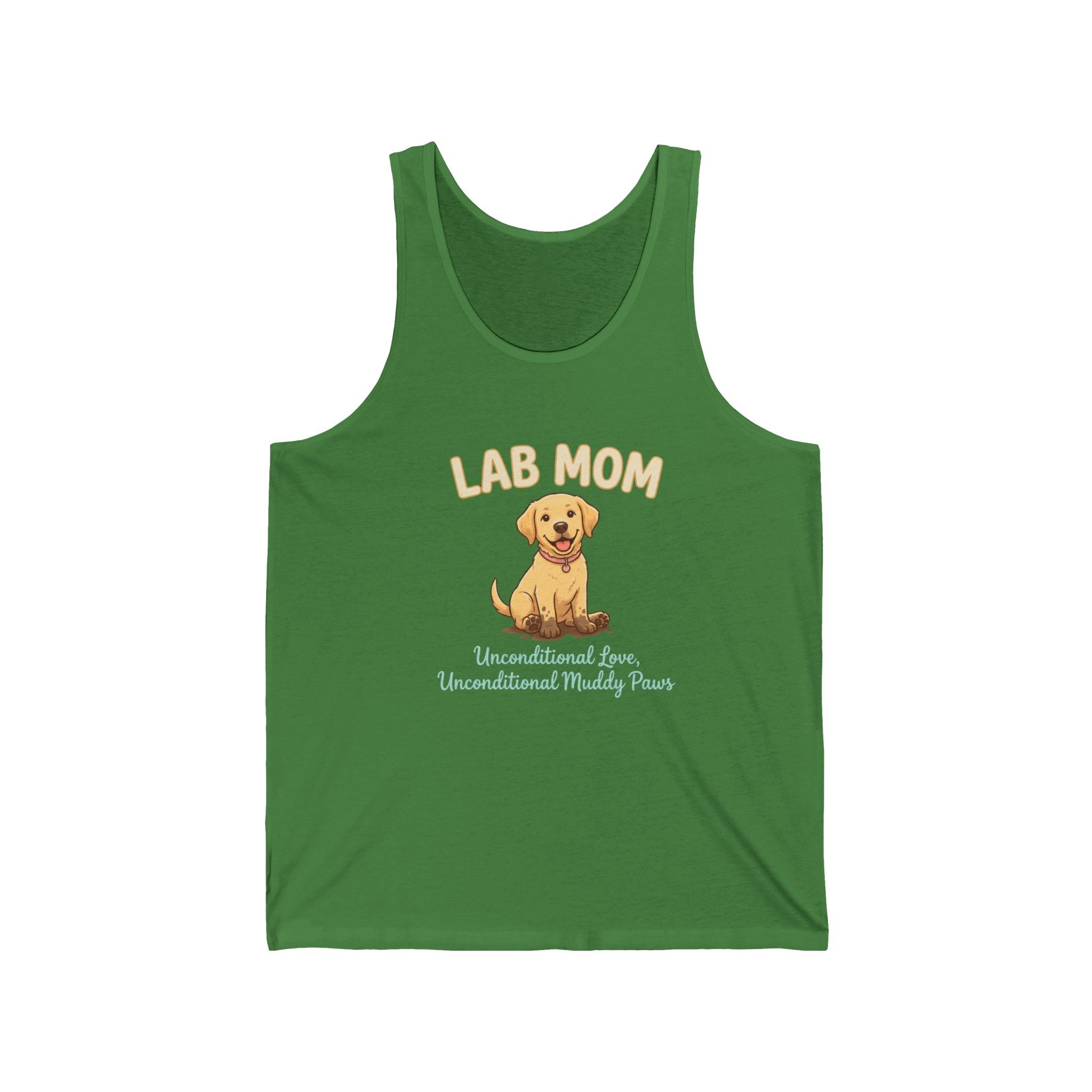 Lab Mom Tank Top — Unconditional Love, Unconditional Muddy Paws | Labrador Mom Gift | FurEverLoved
