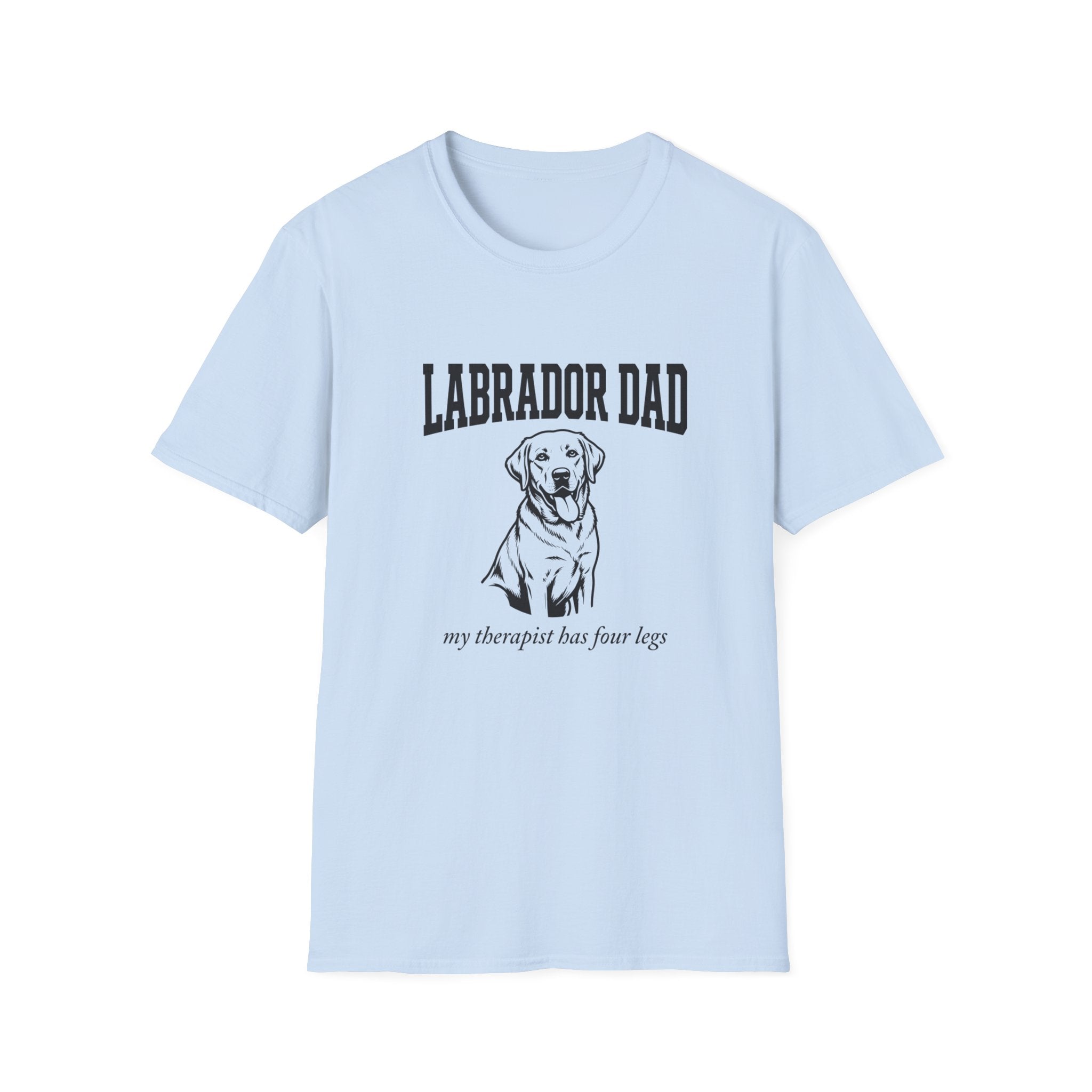Labrador Dad T-Shirt — My Therapist Has Four Legs | Bold Classic Lab Tee | FurEverLoved