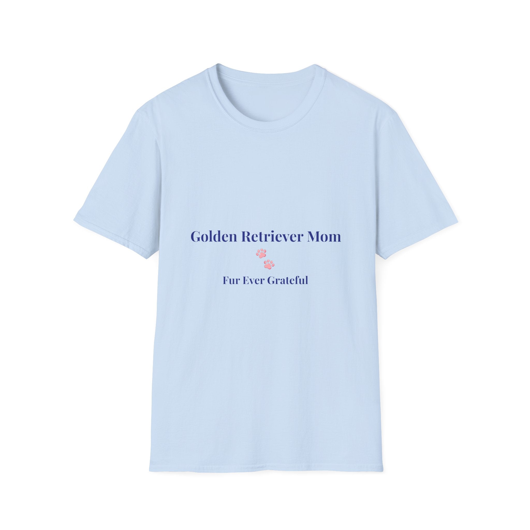 Golden Retriever Mom T-Shirt — Fur Ever Grateful Gift for Dog Lovers Women