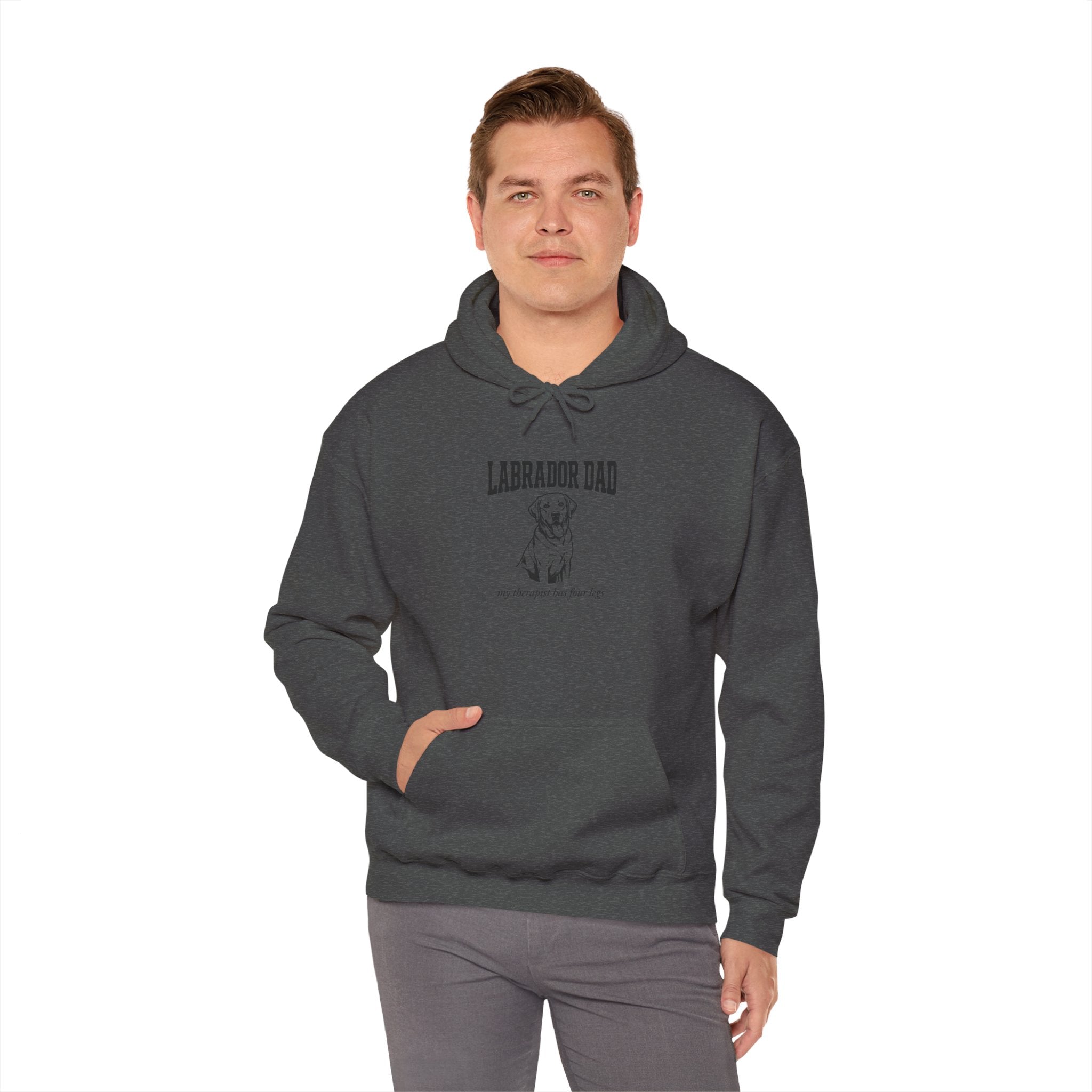 Labrador Dad Hoodie — My Therapist Has Four Legs | Classic Lab Dad Sweatshirt | FurEverLoved