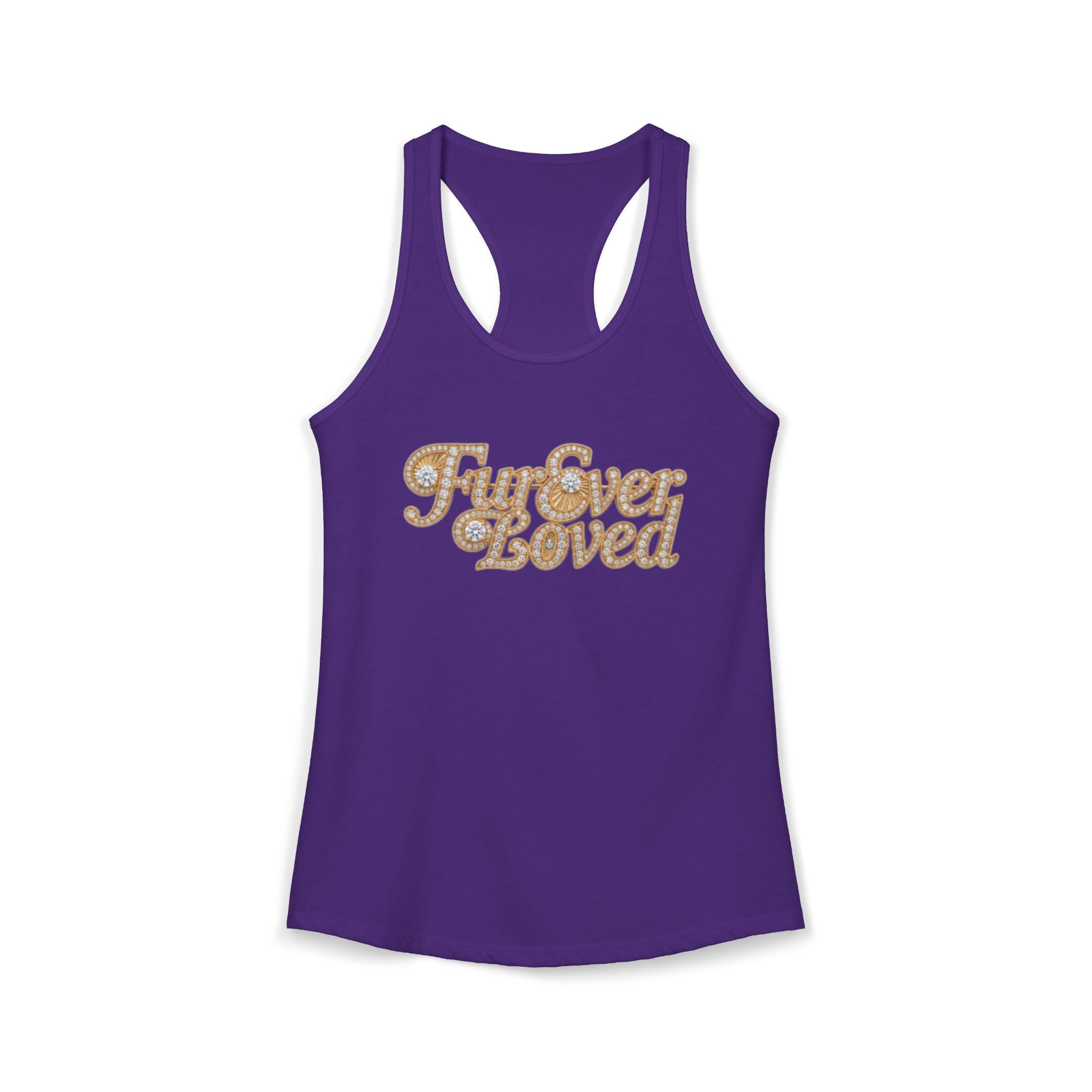 Fur Ever Loved Racerback Tank — Women's Dog Lover Graphic Tank Top | FurEverLoved