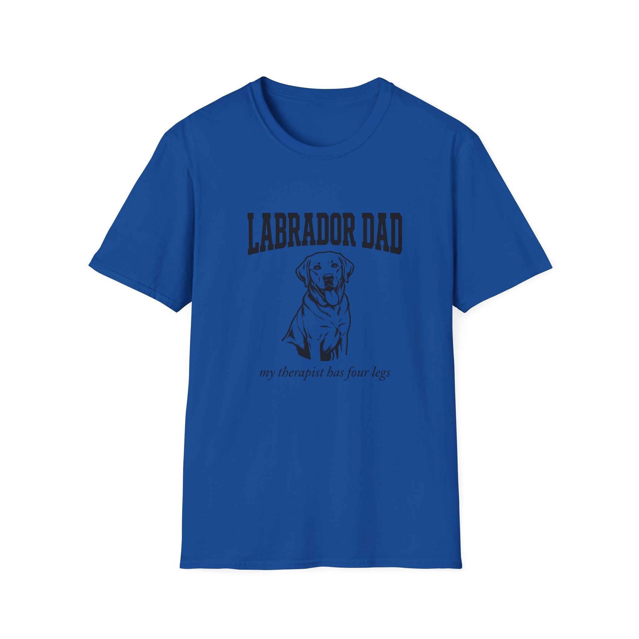 Labrador Dad T-Shirt — My Therapist Has Four Legs | Bold Classic Lab Tee | FurEverLoved