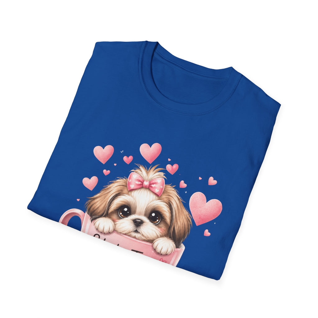 Shih Tzu Love T-Shirt — Kawaii Coquette Dog Mom Tee | FurEverLoved