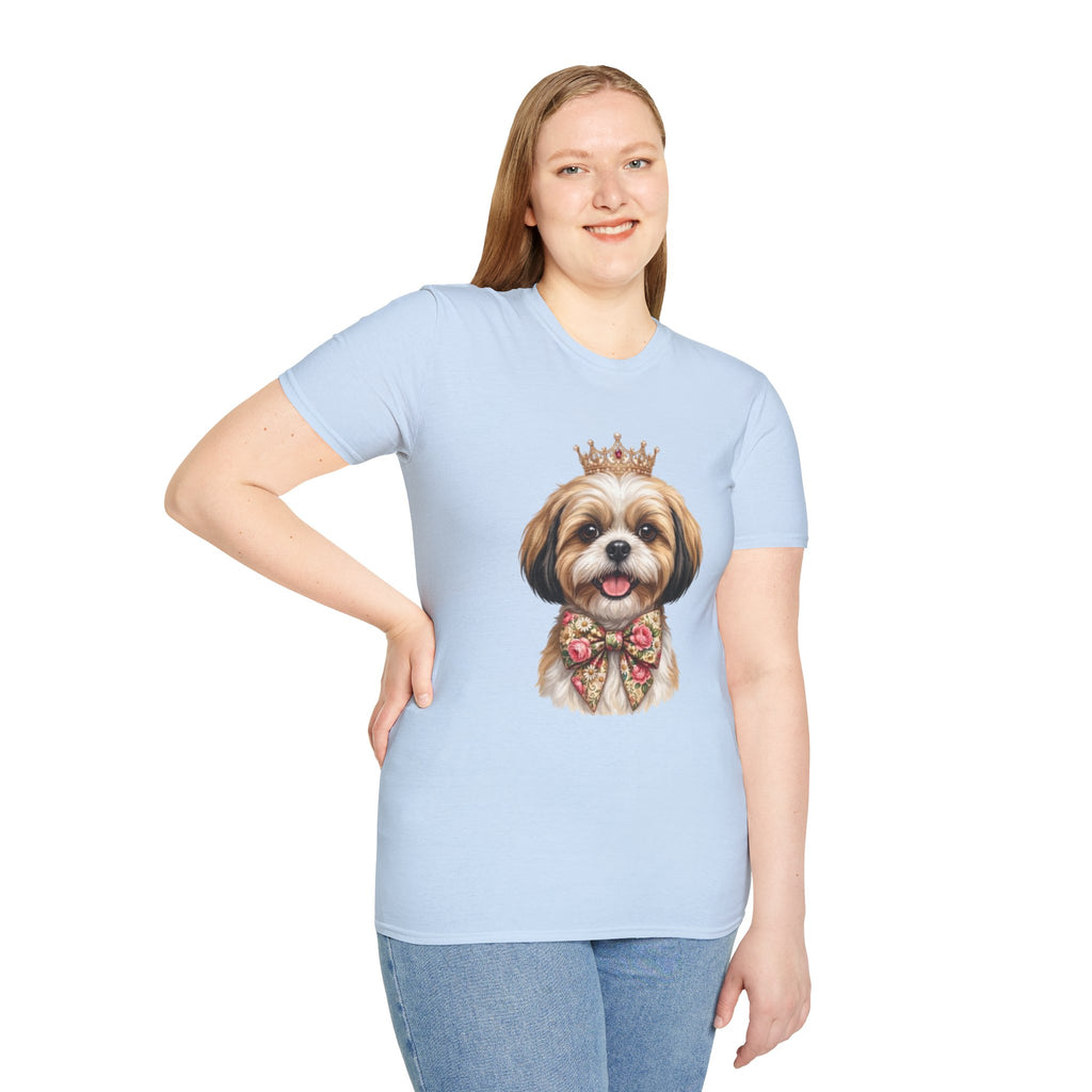 Shih Tzu Queen T-Shirt — Crown Dog Mom Tee | FurEverLoved