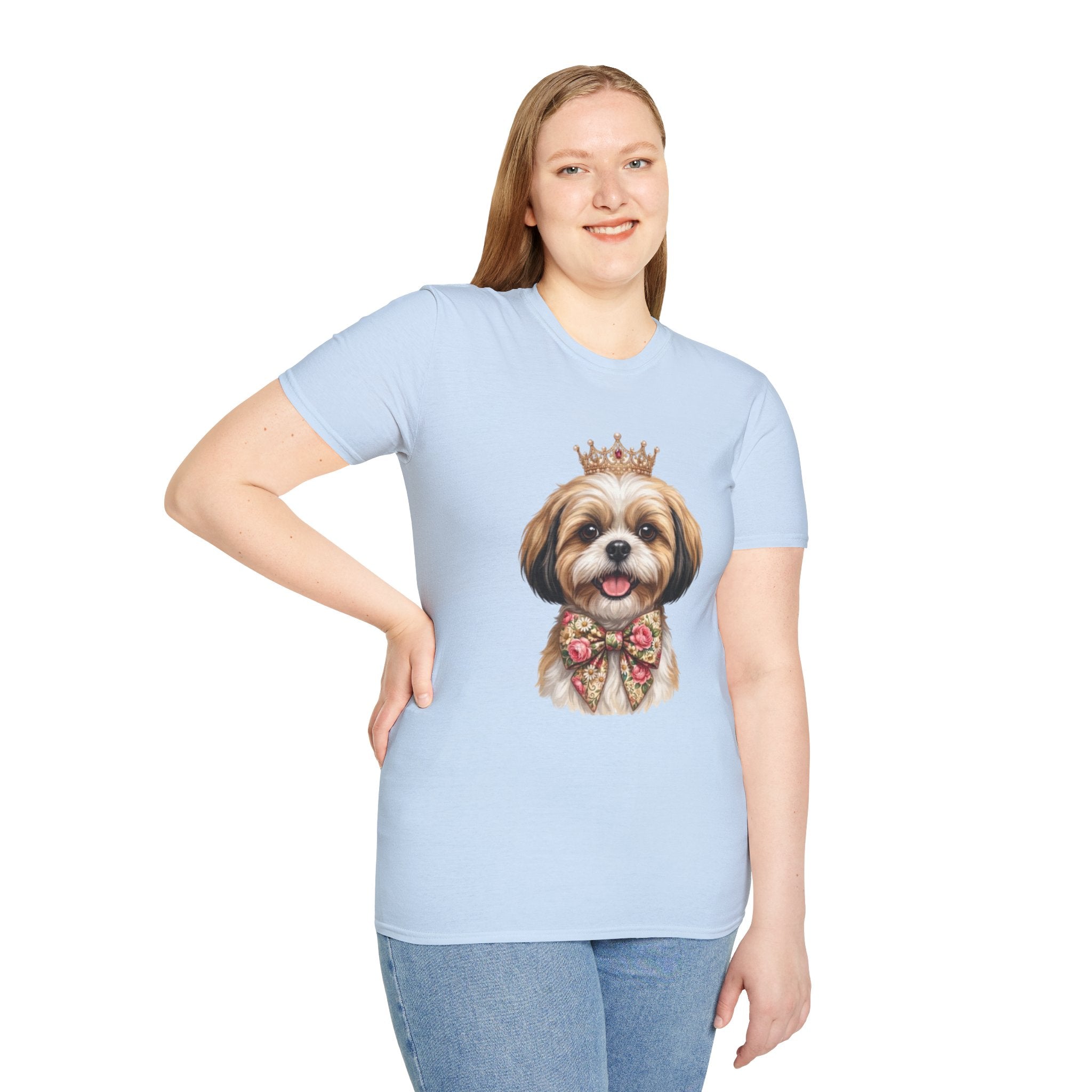 Shih Tzu Queen T-Shirt — Crown Dog Mom Tee | FurEverLoved