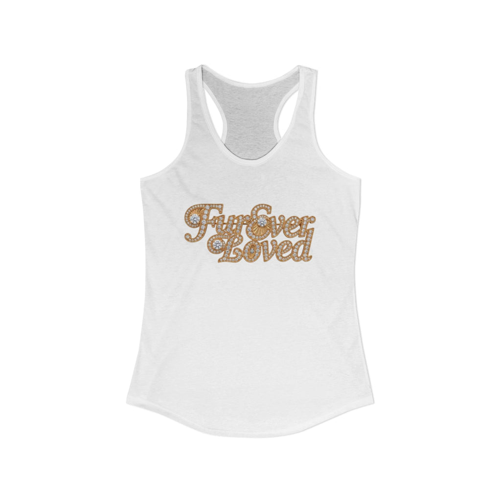 Fur Ever Loved Racerback Tank — Women's Dog Lover Graphic Tank Top | FurEverLoved