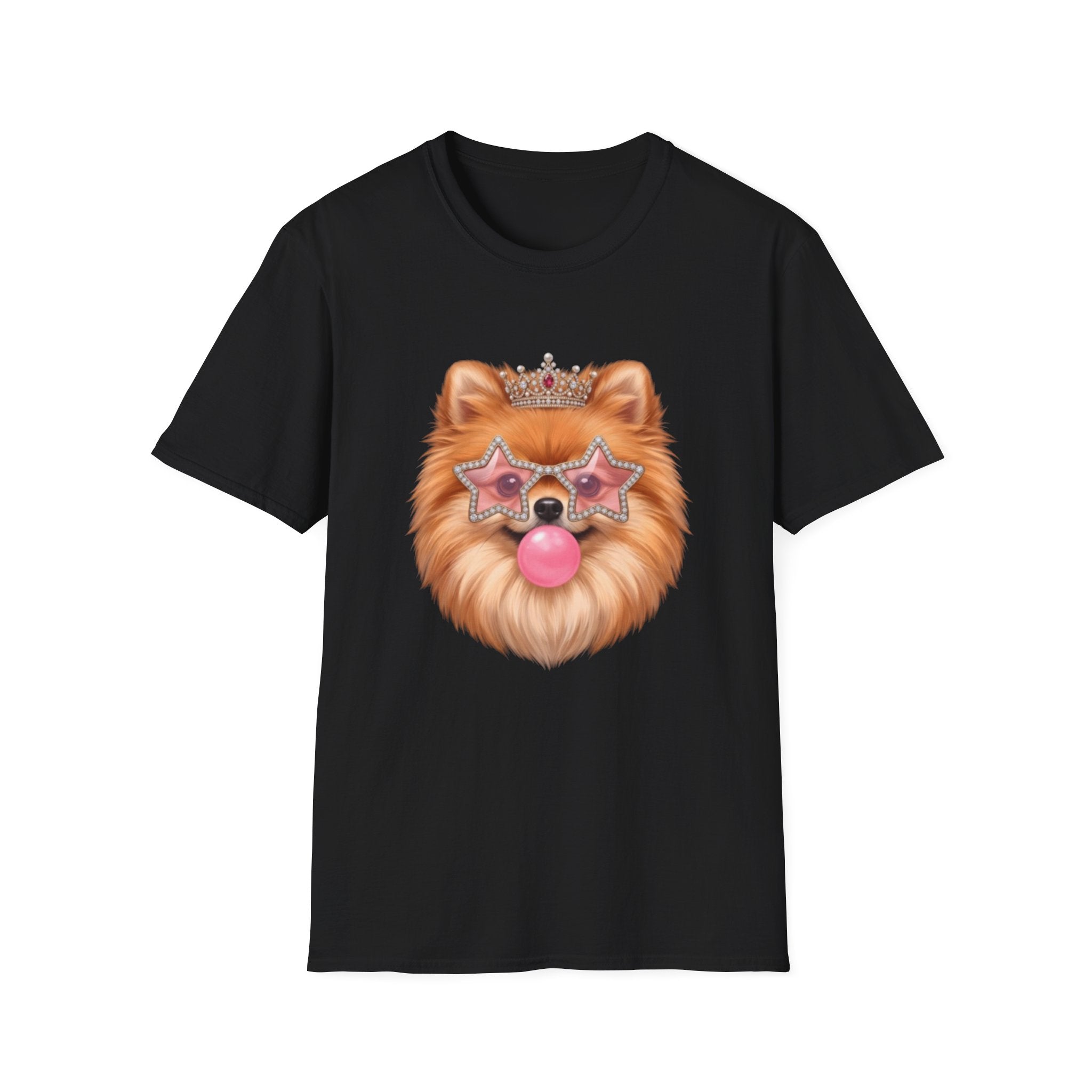 Sassy Pomeranian T-Shirt — Bubblegum Pom Dog Mom Tee | FurEverLoved