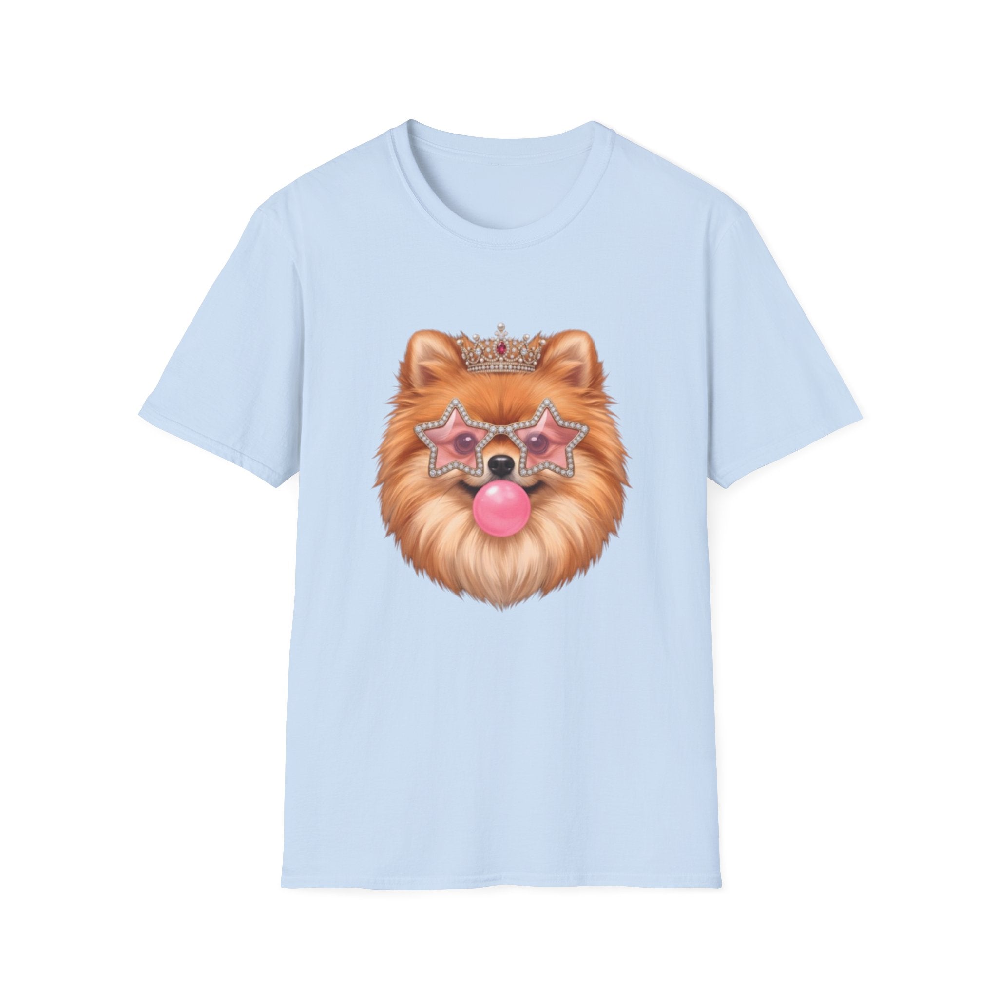 Sassy Pomeranian T-Shirt — Bubblegum Pom Dog Mom Tee | FurEverLoved