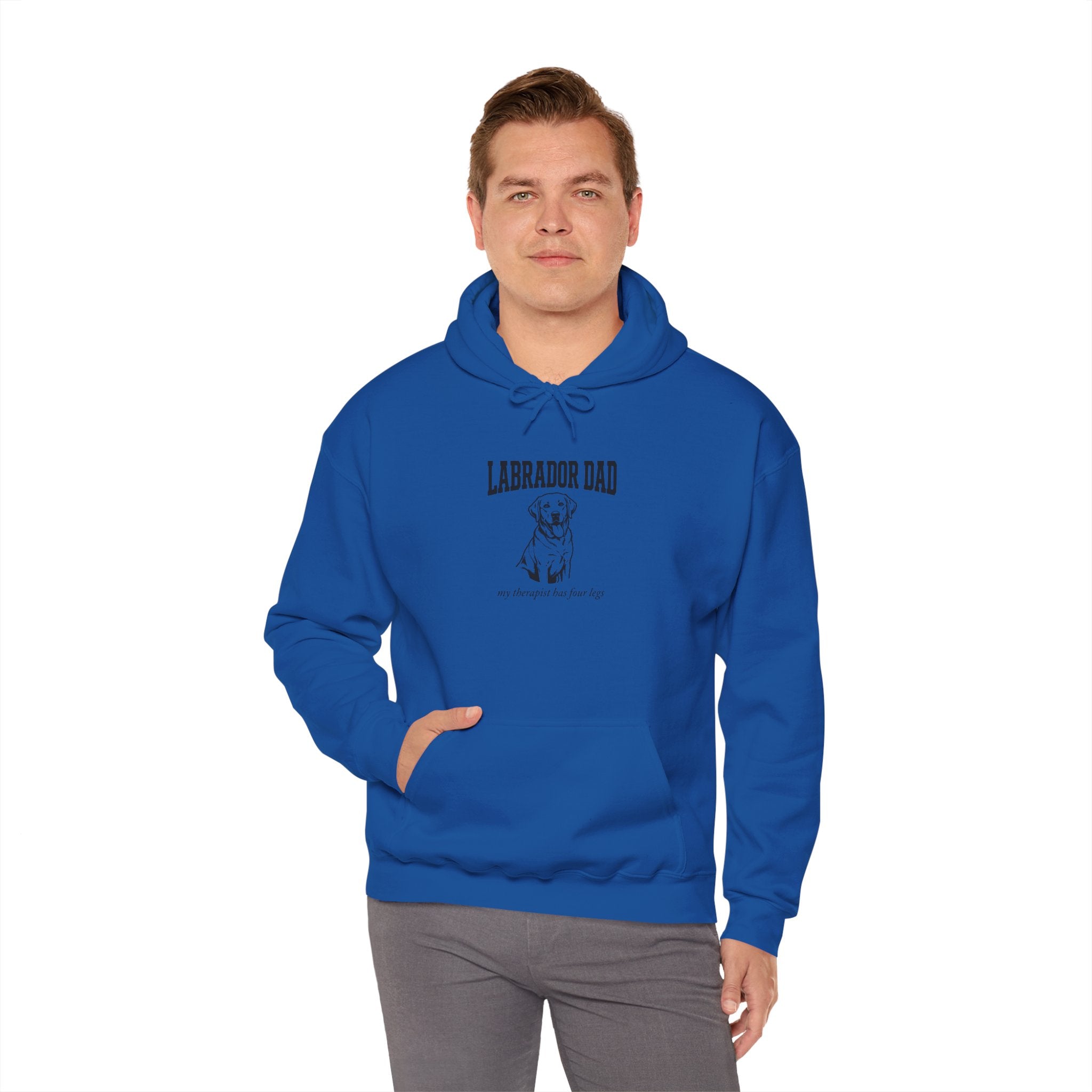 Labrador Dad Hoodie — My Therapist Has Four Legs | Classic Lab Dad Sweatshirt | FurEverLoved