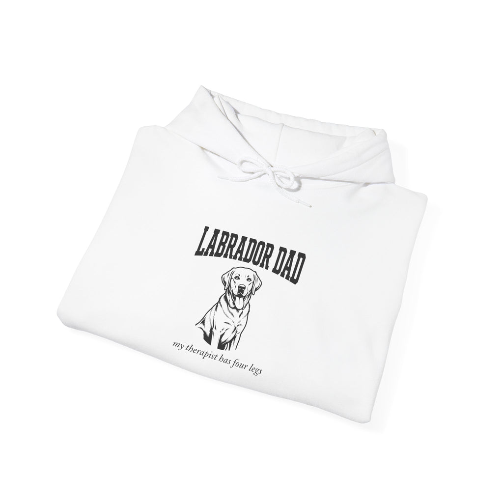 Labrador Dad Hoodie — My Therapist Has Four Legs | Classic Lab Dad Sweatshirt | FurEverLoved