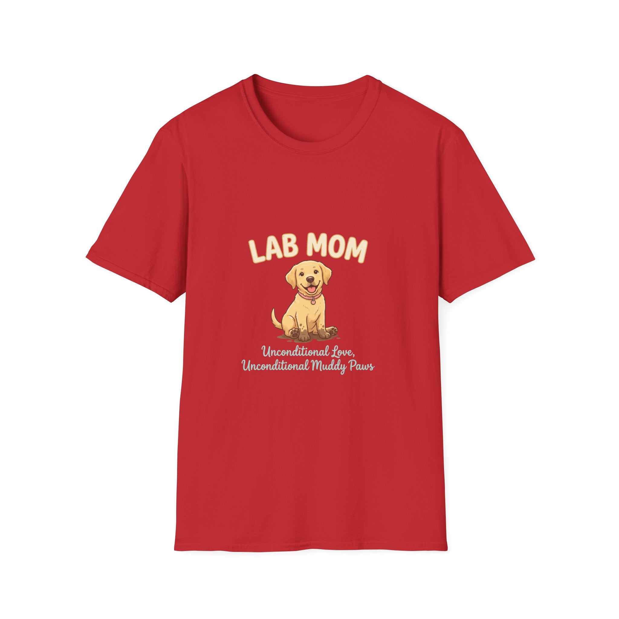 Lab Mom T-Shirt — Unconditional Love, Unconditional Muddy Paws | Labrador Mom Gift | FurEverLoved