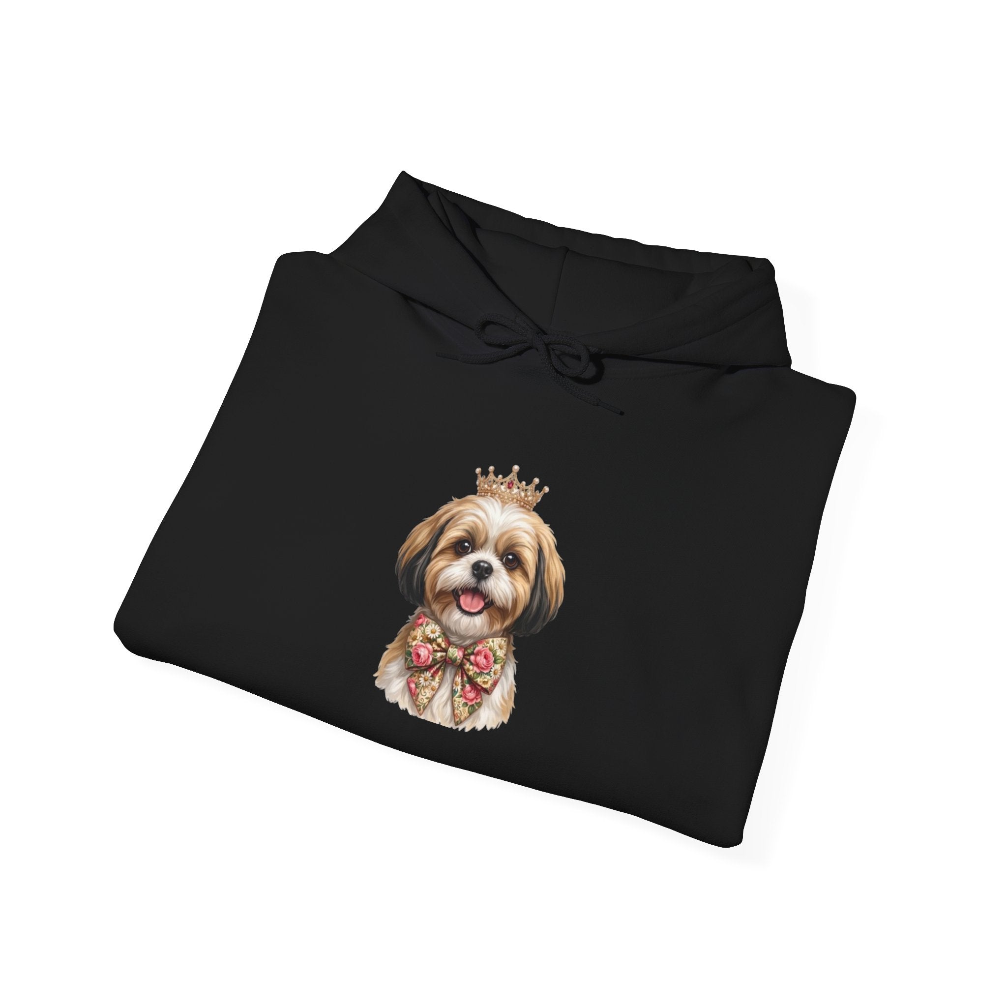 Shih Tzu Queen Hoodie — Crown Dog Mom Sweatshirt | FurEverLoved