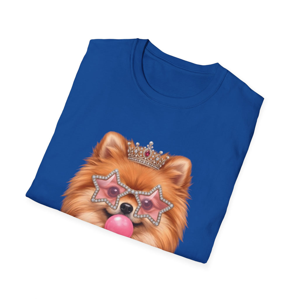 Sassy Pomeranian T-Shirt — Bubblegum Pom Dog Mom Tee | FurEverLoved