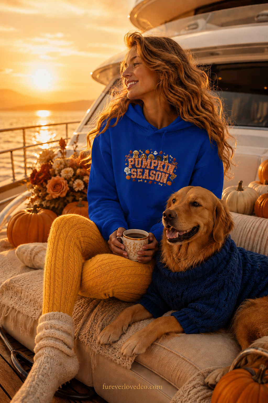 Dog Mom Gift Hoodie — Pumpkin Season Multi-Breed Squad Fall Pullover | FurEverLoved