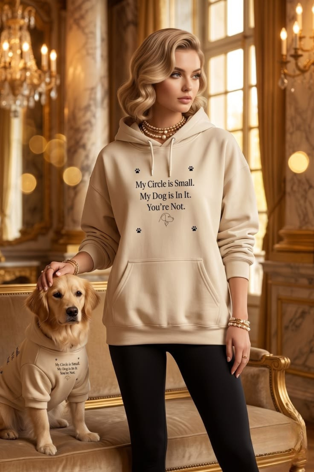 My Circle is Small My Dog is In It You're Not — Dog Lover Hoodie | FurEverLoved