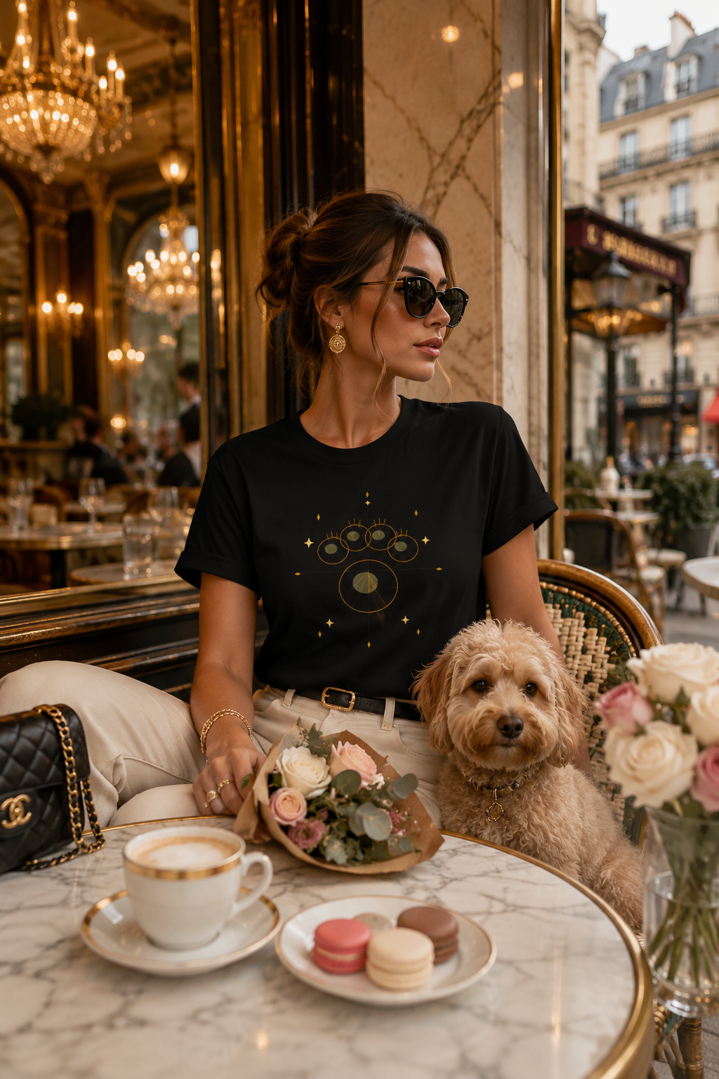Golden Paw Celestial T-Shirt | FurEverLoved